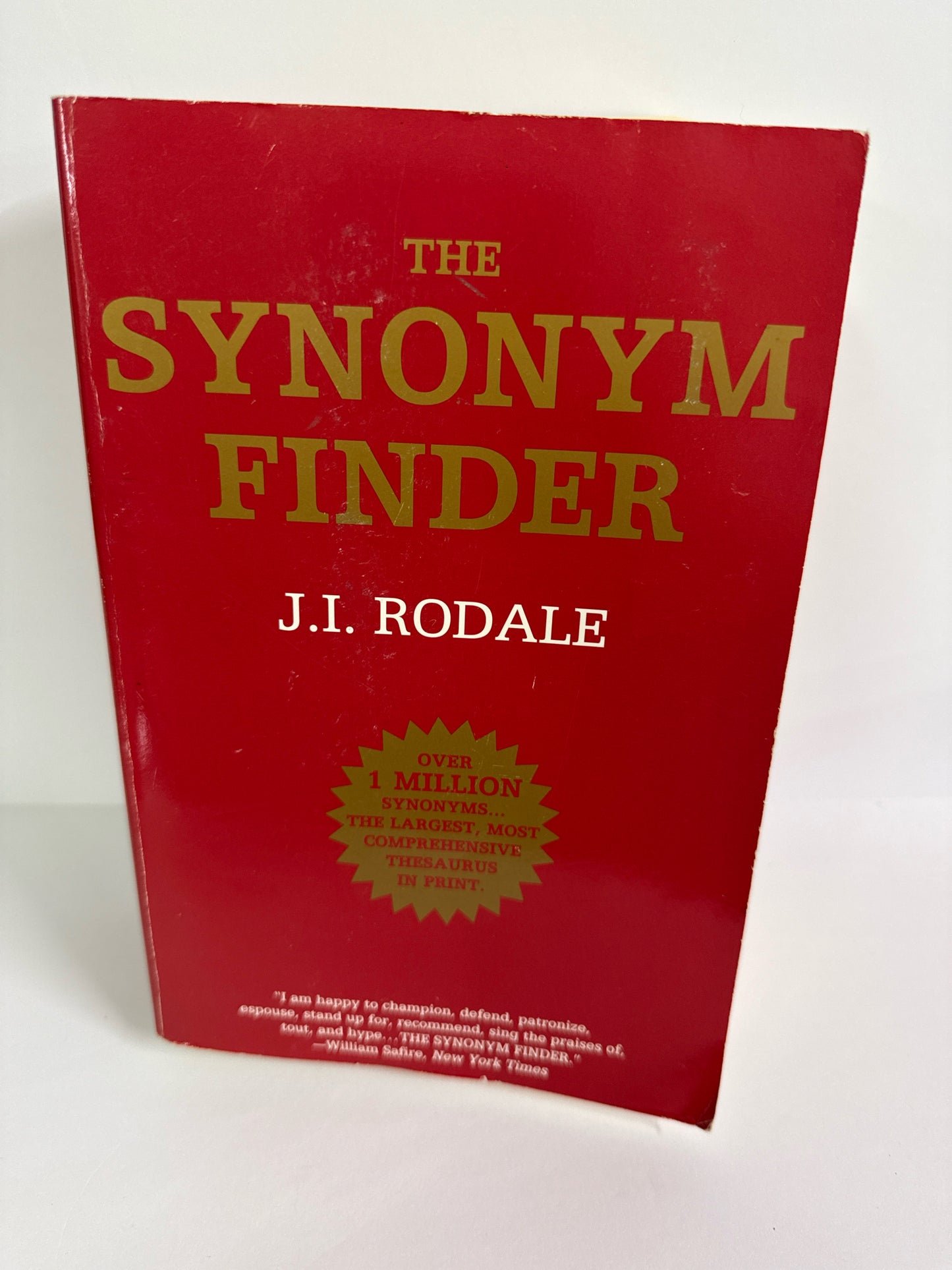 The Synonym Finder Grand Central Pub Pre-Owned J.I. Rodale Reference Books