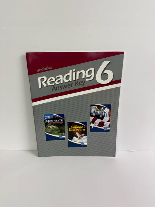 Reading 6 Abeka Answer Key  Pre-Owned 6th Grade Reading Textbooks