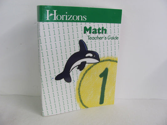 Math 1 Horizons Teacher Guide  Pre-Owned 1st Grade Mathematics Textbooks