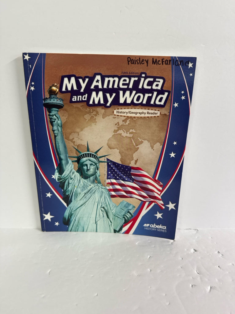 My America and My World Abeka Student Book Pre-Owned 1st Grade History Textbooks