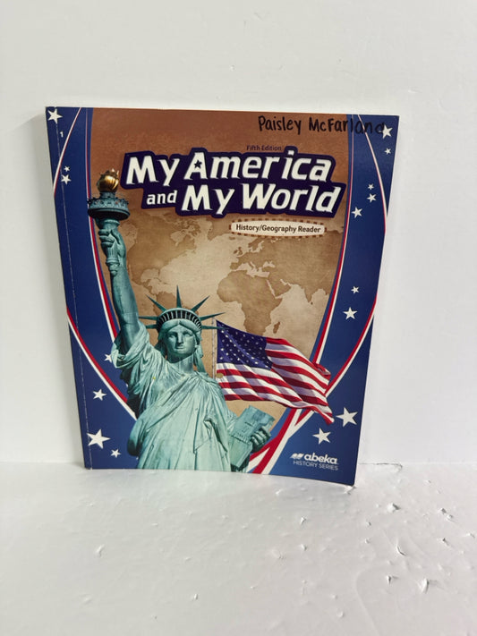 My America and My World Abeka Student Book Pre-Owned 1st Grade History Textbooks