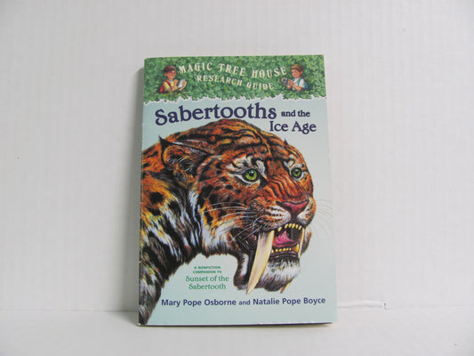 Sabertooths and the Ice Age Scholastic Pre-Owned Elementary The Magic Tree House