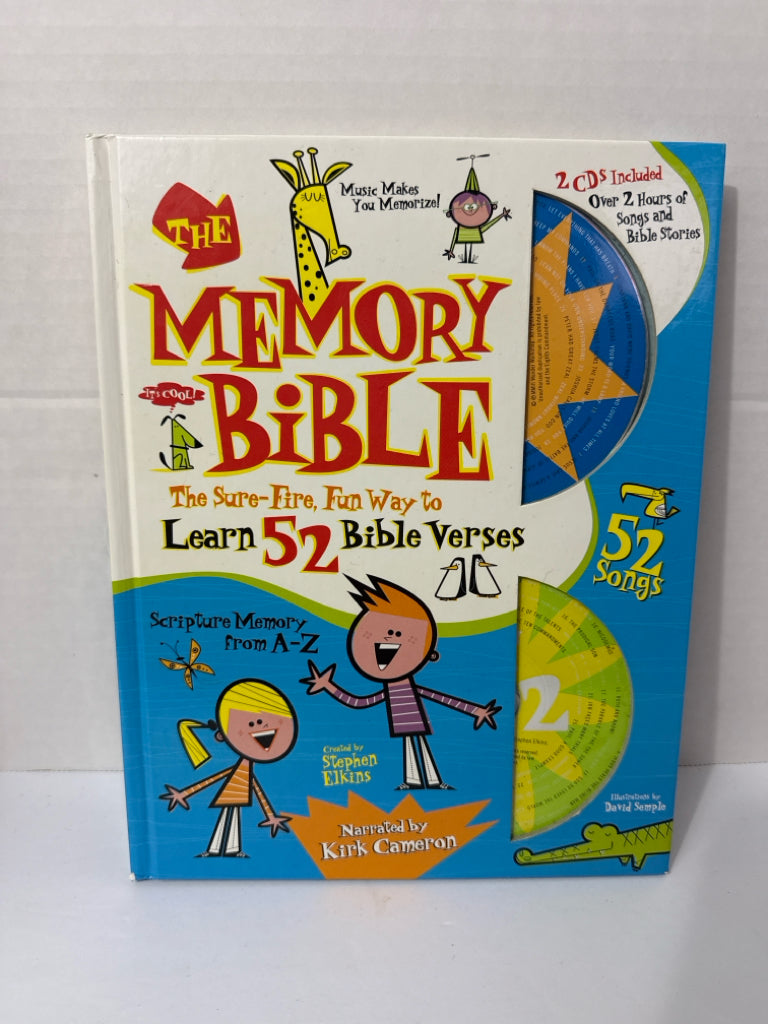The Memory Bible Integrity Publishing Pre-Owned Stephen Elkins Bible Textbooks