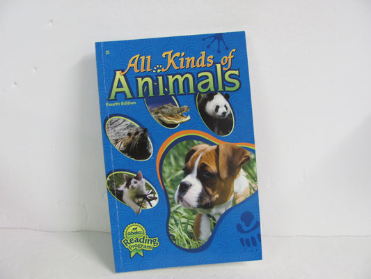 All Kinds of Animals Abeka Student Book Pre-Owned 2nd Grade Reading Textbooks