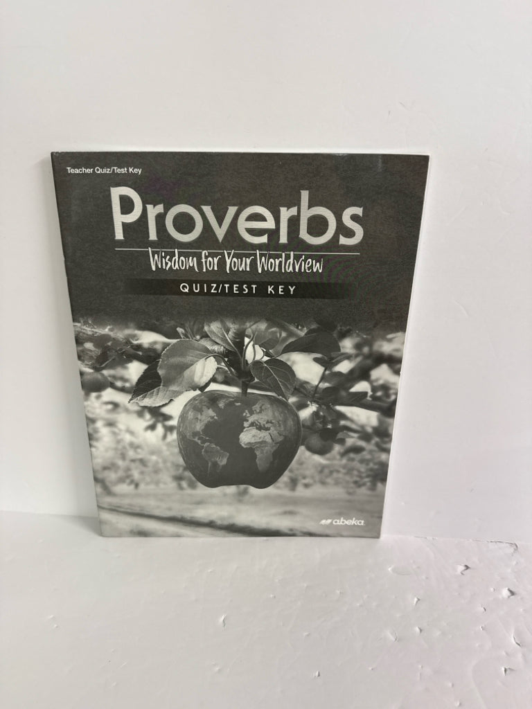 Proverbs Abeka Quiz/Test Key  Pre-Owned 8th Grade Bible Textbooks