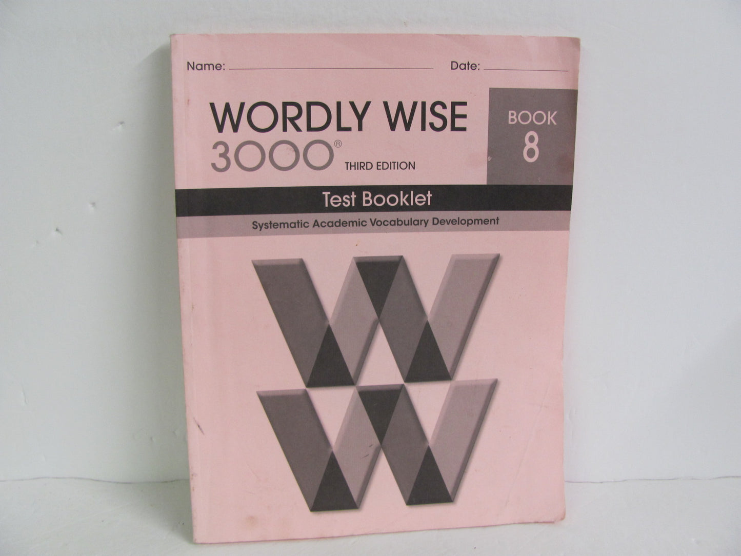 Wordly Wise 3000 EPS Tests  Pre-Owned 8th Grade Spelling/Vocabulary Books