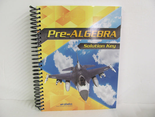 Pre Algebra Abeka Solution Key Pre-Owned 8th Grade Mathematics Textbooks