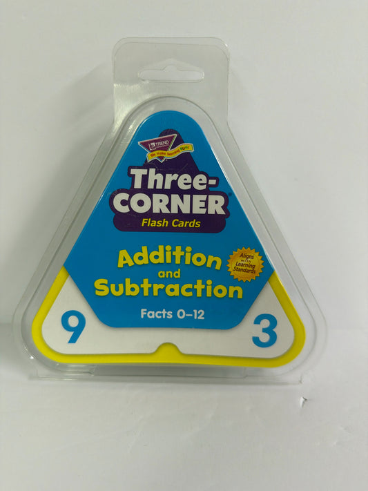 Three Corner Flash Trend Flashcards Pre-Owned Elementary Math Help Books