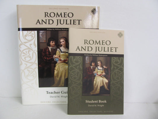 Romeo and Juliet Memoria Press Set  Pre-Owned Shakespeare Fiction Books