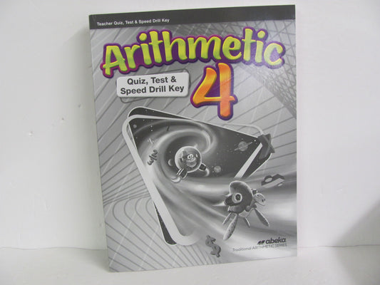Arithmetic 4 Abeka Quiz/Test Key  Pre-Owned 4th Grade Mathematics Textbooks