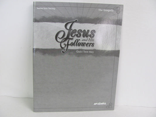 Jesus and His Followers Abeka Quiz/Test Key  Pre-Owned Bible Textbooks