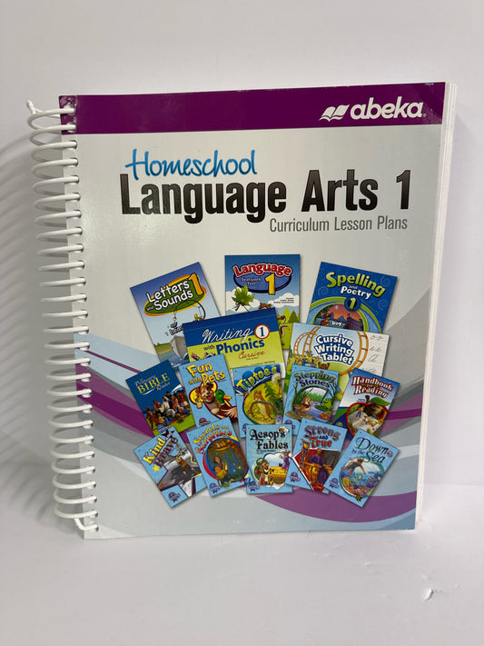 Language Arts 1 Abeka Curriculum/Lesson Plan Pre-Owned Language Textbooks