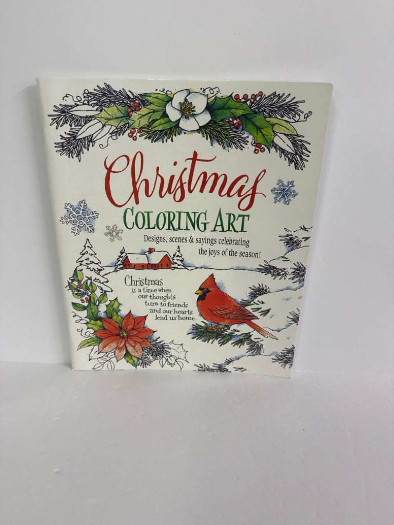 Christmas Coloring Art Choice Books Pre-Owned Art Books