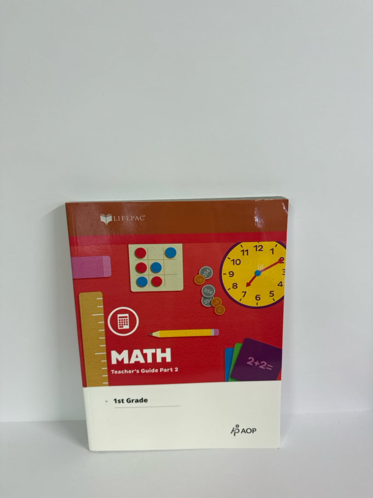 Math Alpha Omega Teacher Guide  Pre-Owned 1st Grade Mathematics Textbooks