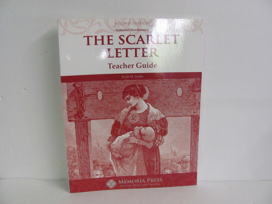 The Scarlet Letter Memoria Press Teacher Guide  Pre-Owned Literature Guides