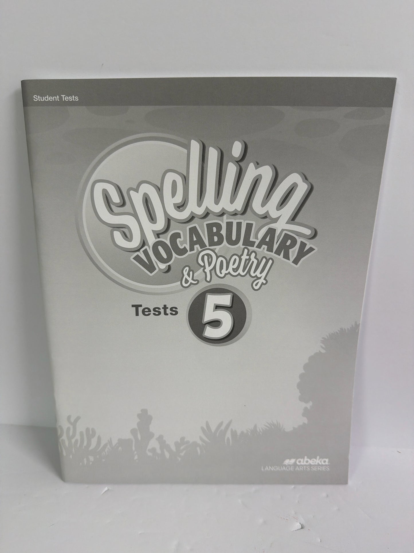 Spelling Vocabulary & Poetry 5 Abeka Tests  Pre-Owned Spelling Textbooks