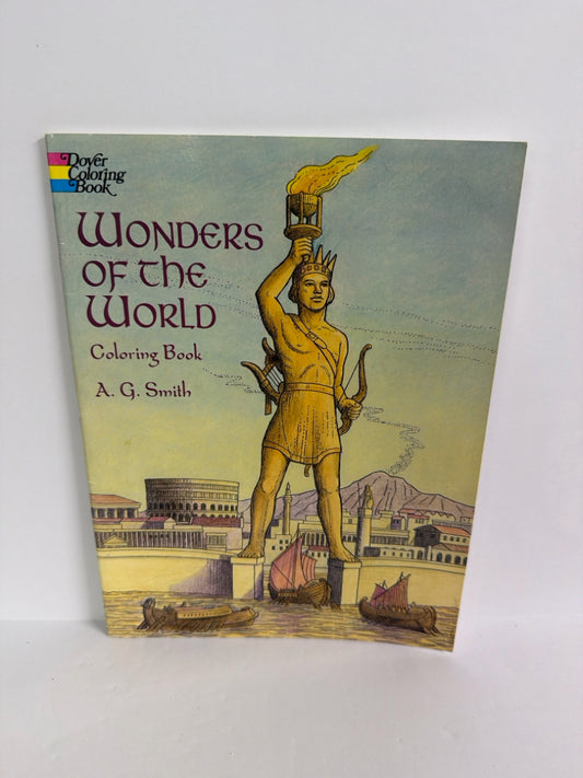 Wonders of the World Dover Coloring Book  Pre-Owned A.G. Smith History Textbooks