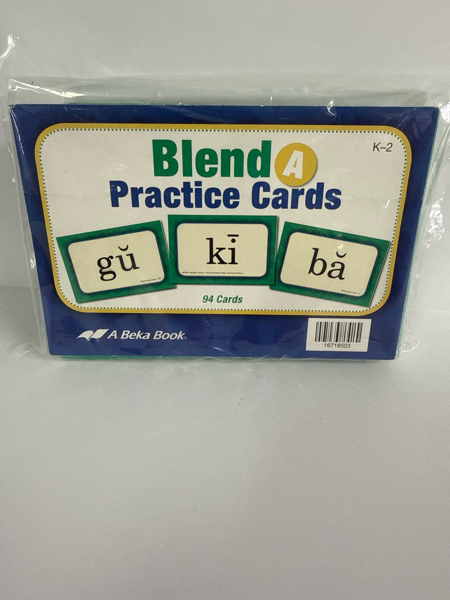 Blend A Practice Abeka Cards Pre-Owned Elementary Language Textbooks