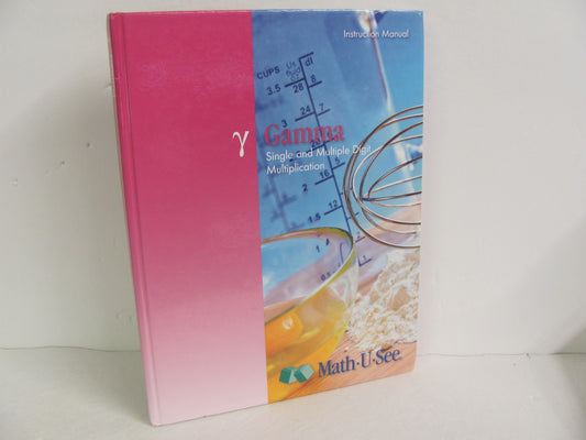 Gamma Math U See Instruction Manual  Pre-Owned Demme Mathematics Textbooks