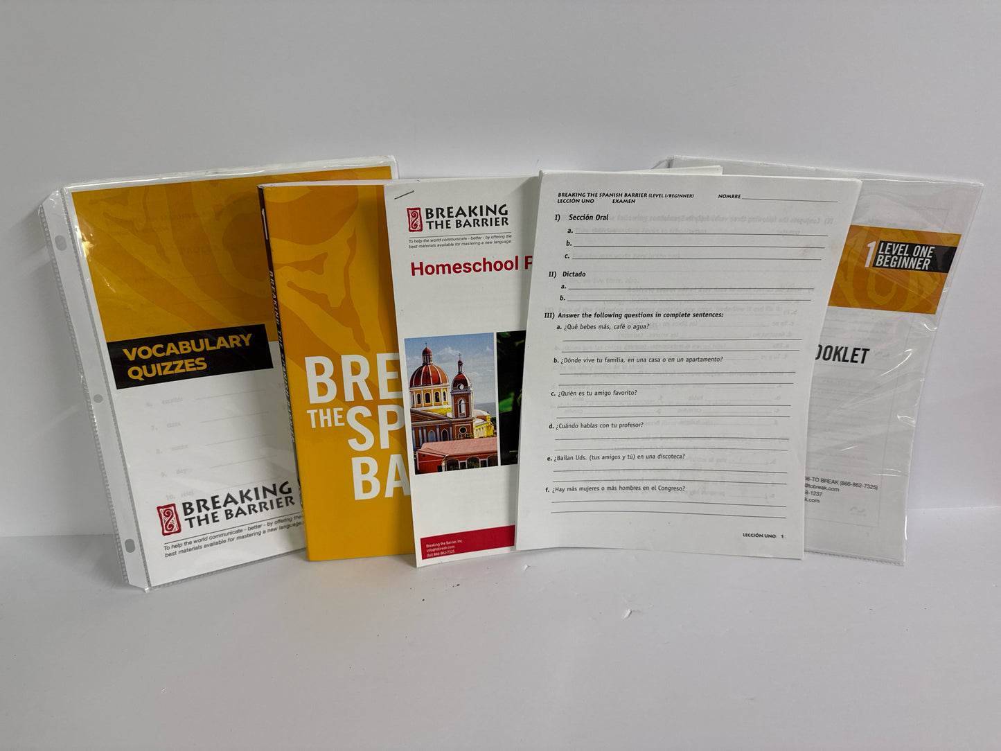 Breaking the Spanish Barrier Breaking the Barrier Set  Pre-Owned Spanish Books