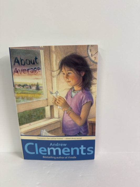 About Average Simon & Schuster Pre-Owned Andrew Clements Fiction Books