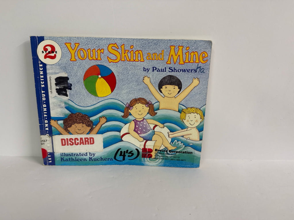 Your Skin and Mine Paul Showers Harper Trophy Phonics Readers