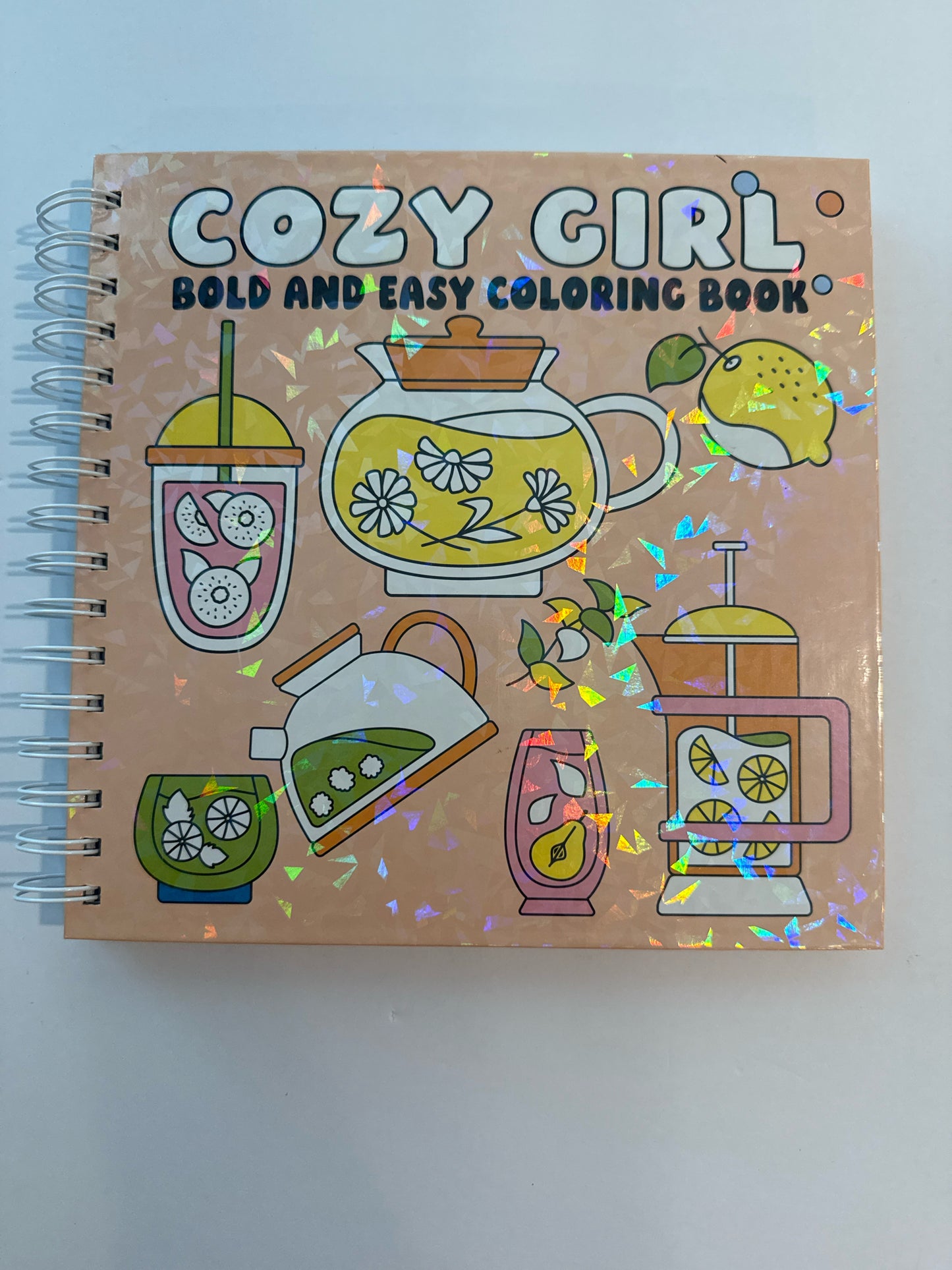 Cozy Girl Coloring Book Page Publications Pre-Owned Miscellaneous