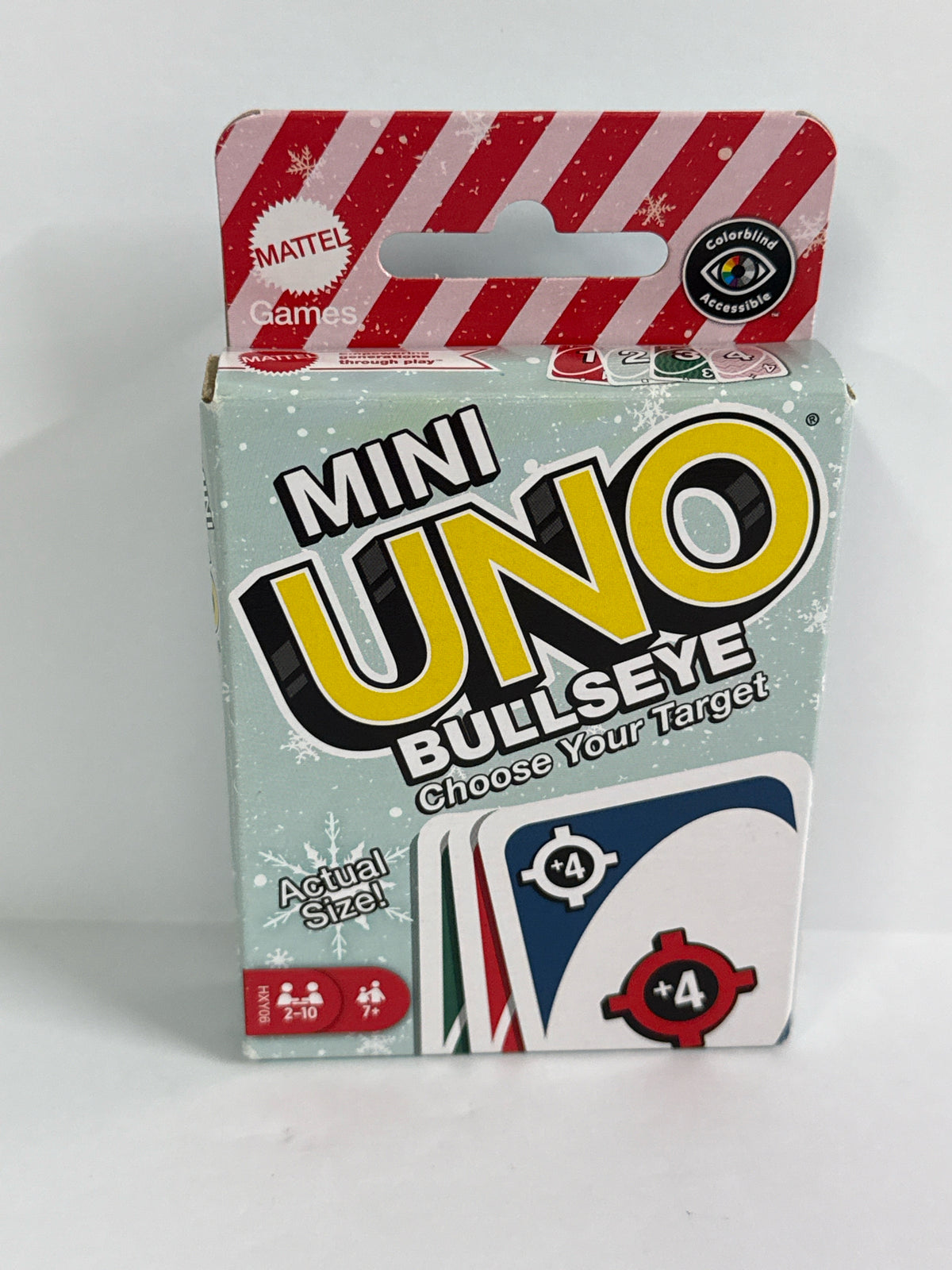 Mini Uno Bullseye Mattell Cards Pre-Owned Games/Puzzles