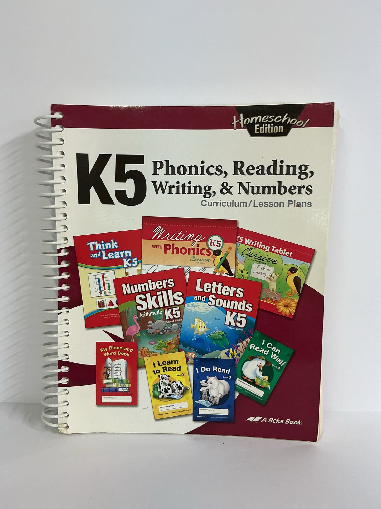 K5 Phonics, Reading, Writing Curr Abeka Kindergarten Language Textbooks