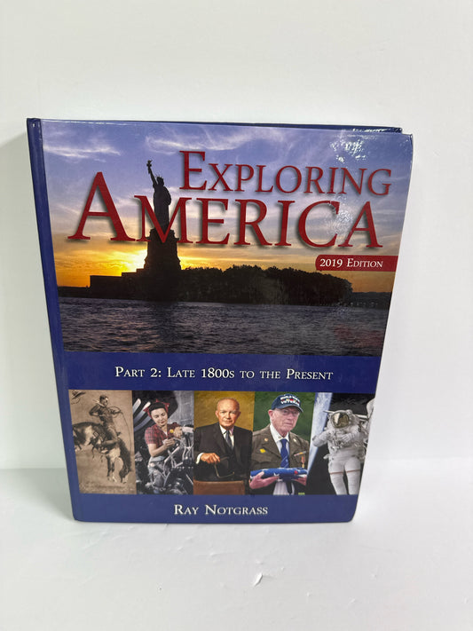 Exploring America Part 2 Notgrass Student Text  Pre-Owned History Textbooks