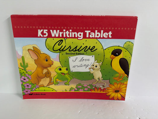 K5 Writing Tablet Abeka Student Workbook Pre-Owned Language Arts