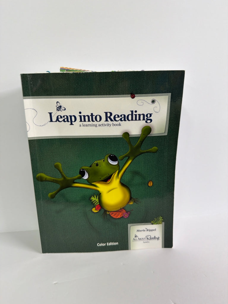 Leap Into Reading All About Learning Activity Book  Pre-Owned Reading Textbooks