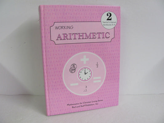 Arithmetic 2 Rod & Staff Teacher Manual  Pre-Owned Mathematics Textbooks