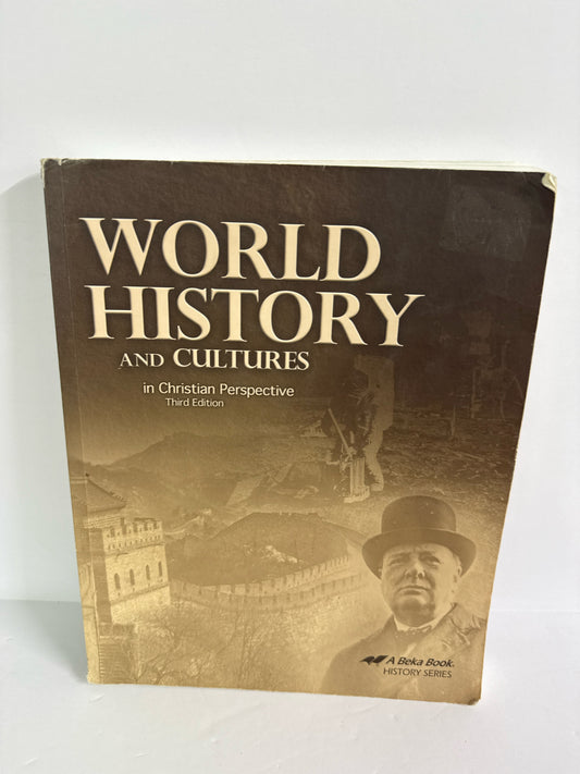 World History and Cultures Abeka Student Text  Pre-Owned History Textbooks