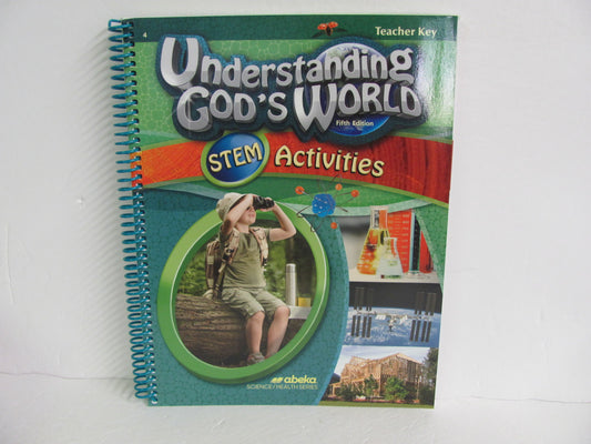 Understanding God's World Abeka Activity Key Pre-Owned Science Textbooks