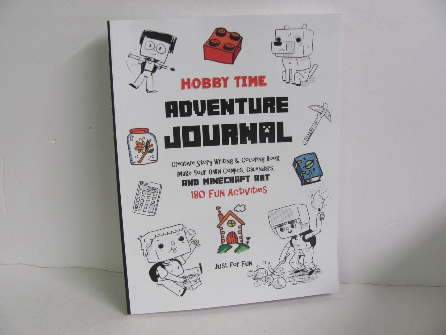 Hobby Time Adventure Journal Minecraft Workbook  Pre-Owned Computer Books