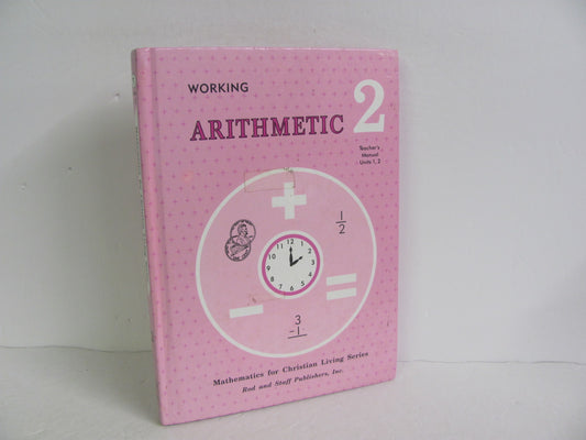 Arithmetic 2 Rod & Staff Teacher Manual  Pre-Owned Mathematics Textbooks