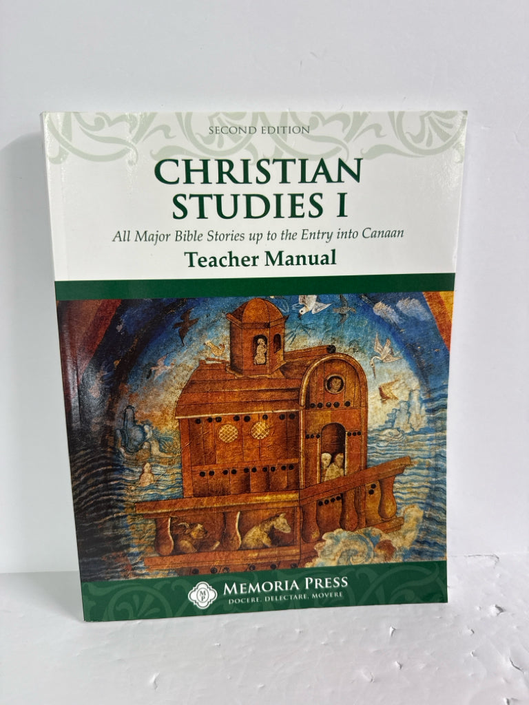 Christian Studies I Memoria Press Teacher Manual  Pre-Owned Memoria Press
