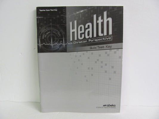 Health Abeka Quiz/Test Key  Pre-Owned High School Health Books
