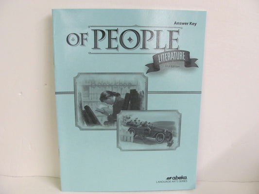 Of People Literature Abeka Answer Key  Pre-Owned 7th Grade Reading Textbooks