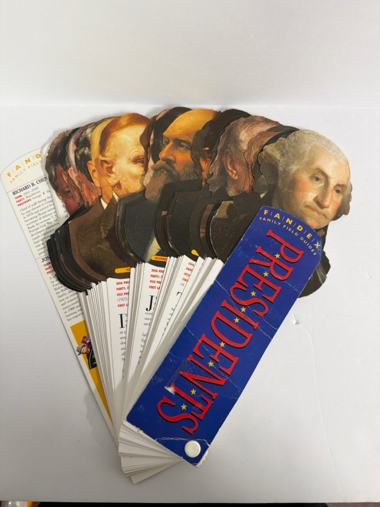 Presidents Workman Flashcards Pre-Owned Elementary American Gov't