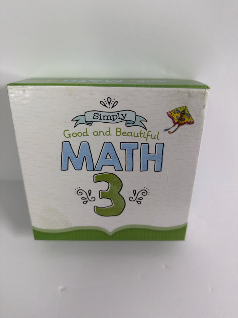 Math 3 The Good and the Beautiful Manipulative Set  Pre-Owned Good and Beautiful