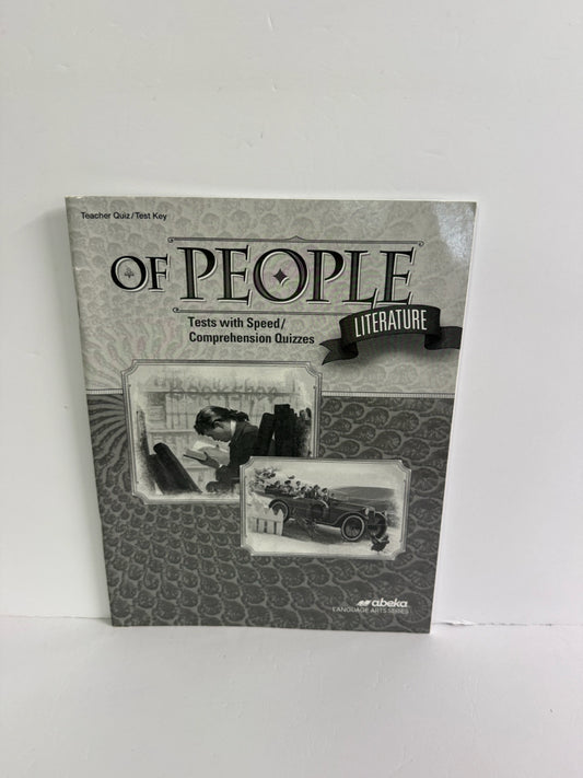 Of People Literature Abeka 7th Grade Language Textbooks