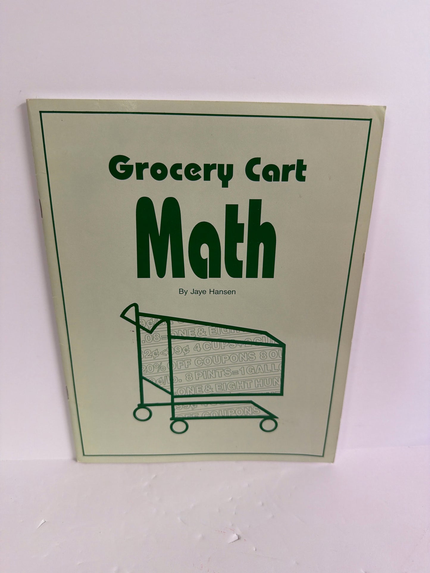 Grocery Cart Math Common Sense Press Pre-Owned Jaye Hansen Mathematics Textbooks