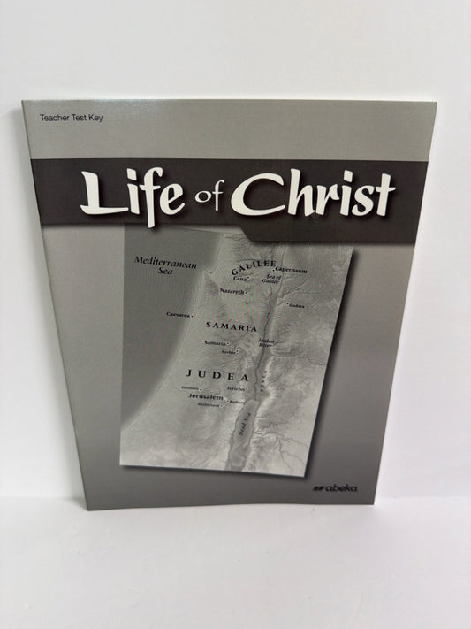 Life of Christ Abeka Test Key Pre-Owned 7th Grade Bible Textbooks