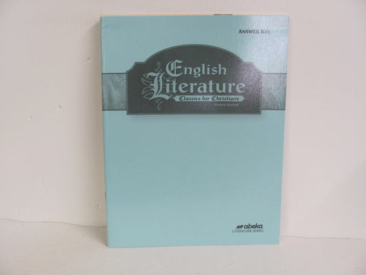 English Literature Abeka Answer Key  Pre-Owned 12th Grade Reading Textbooks