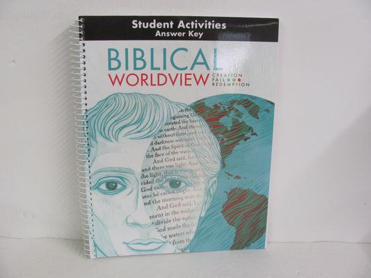 Biblical Worldview BJU Press Activity Key Pre-Owned 11th Grade Bible Textbooks