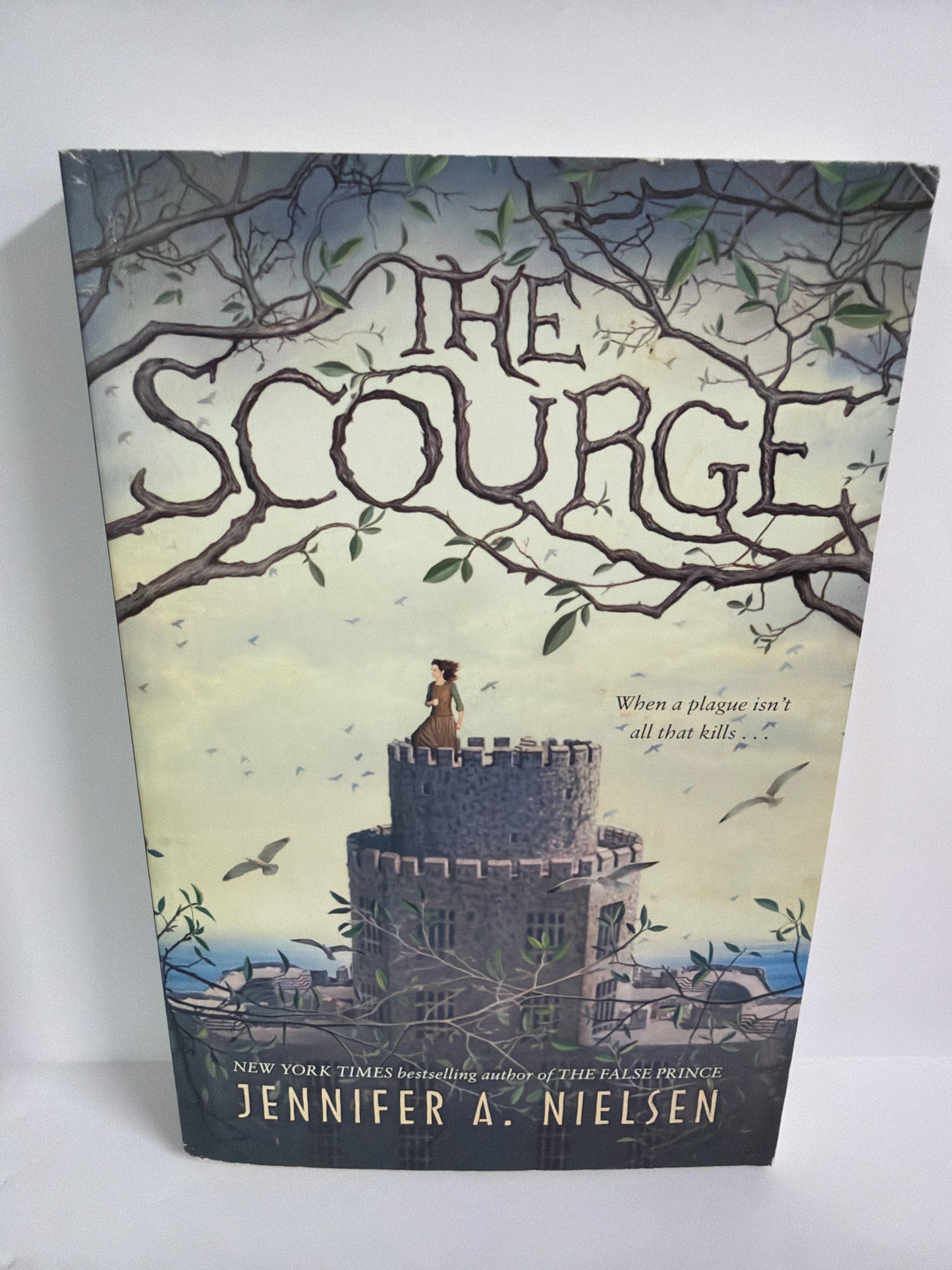 The Scourge Scholastic Pre-Owned Jennifer A. Nielsen Fiction Books
