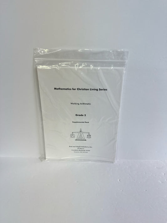 Working Arithmetic Rod and Staff Supplemental  Pre-Owned Mathematics Textbooks