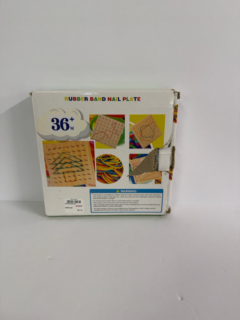Rubber Band Nail Plate Pre-Owned Elementary Manipulatives
